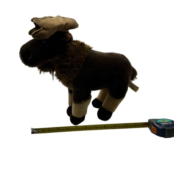 Aurora Miyoni Moose Plush Toy Cute & Cuddly Realistic Stuffed Animal - 15" Tall - Picture 14 of 14